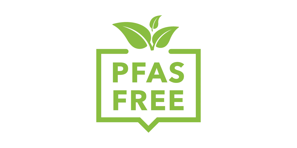 PFAS free icon. PFAS in Consumer Products.